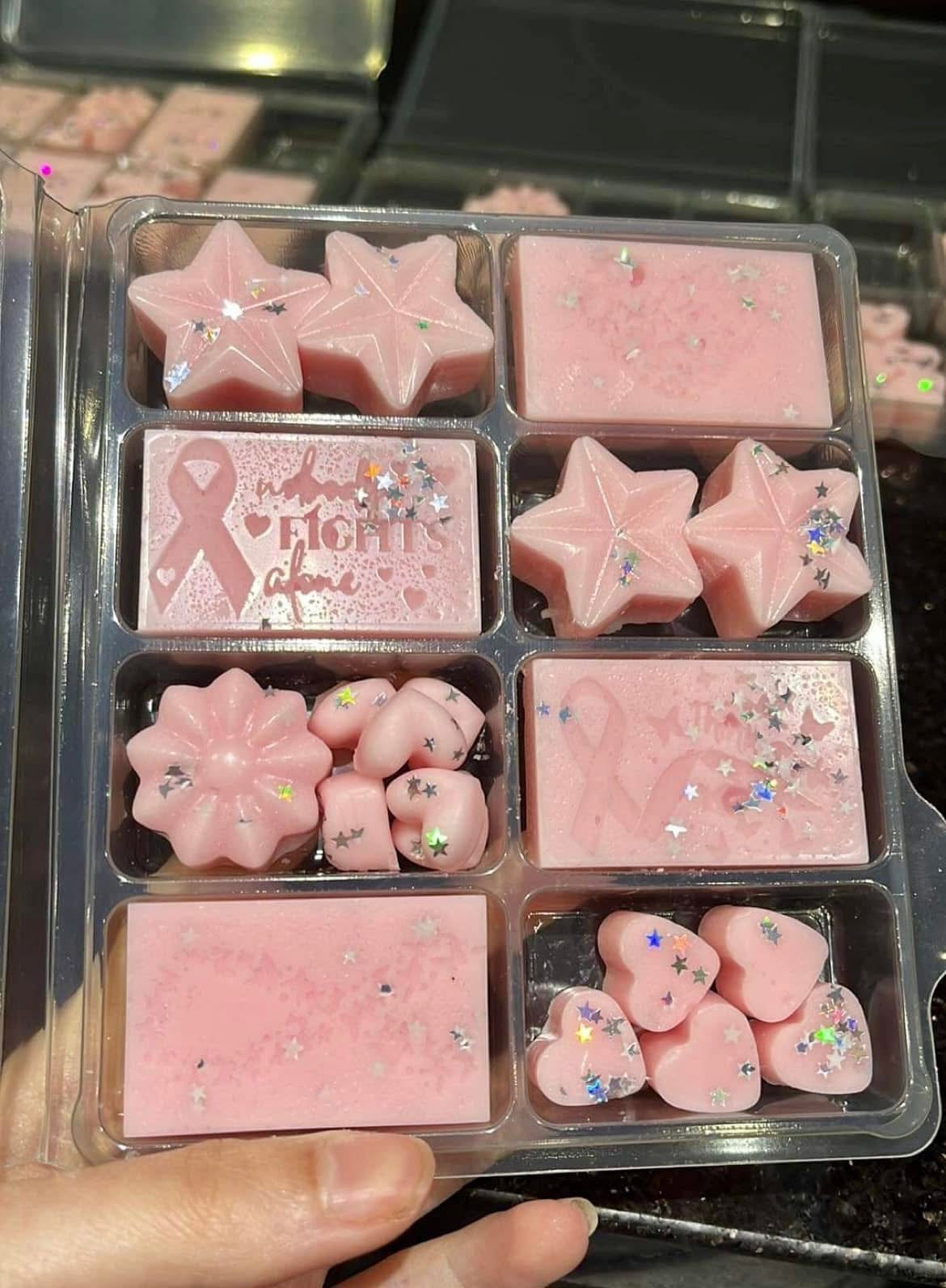 Pink Tulips & White Jasmine Wax Boxes