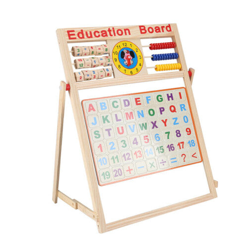 2-In-1 Children's Blackboard & Whiteboard Easel