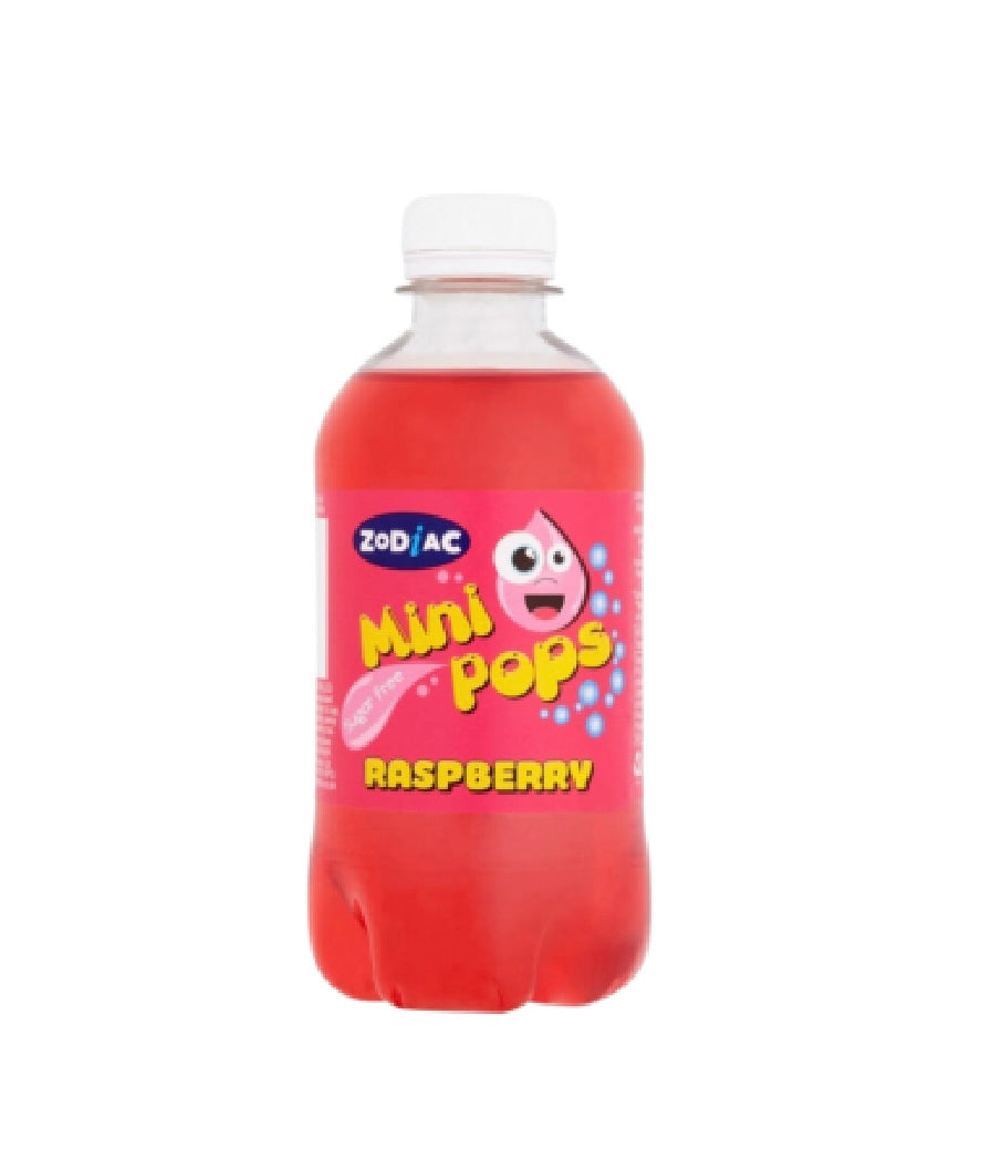 Raspberry Mini Pops Bottles