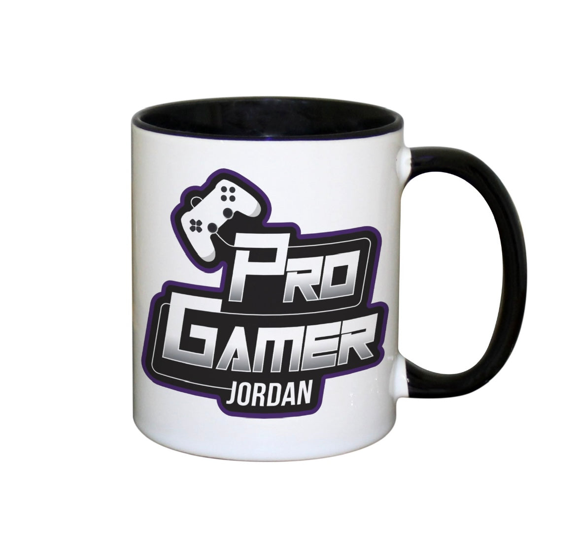 Pro Gamer Black Handled Mug
