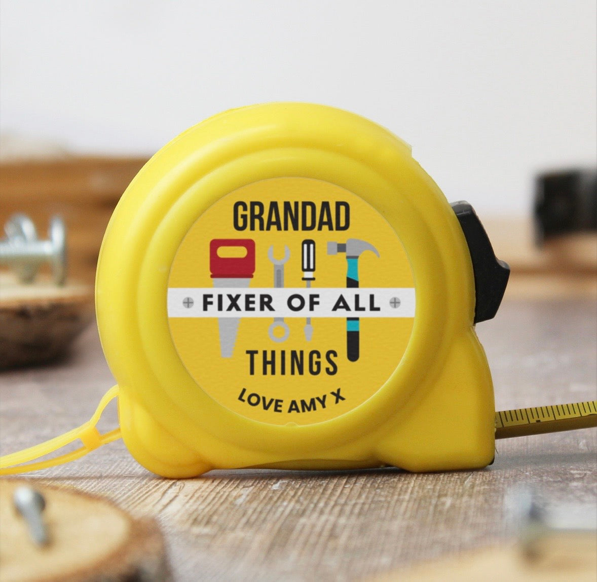 Personalised Fixer of All Things Tape Measure