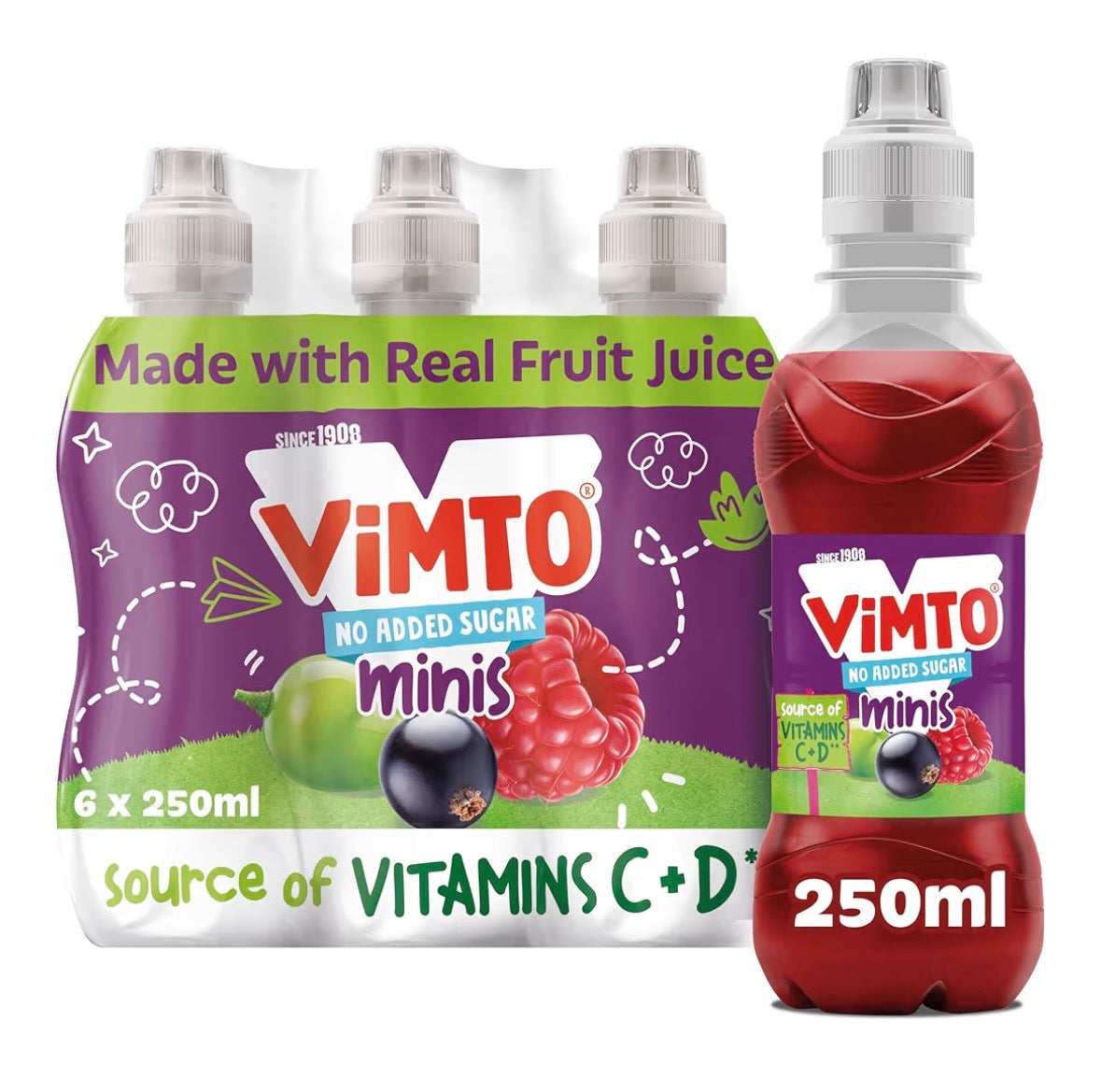 Vimto Kids Juice Drink – No Added Sugar