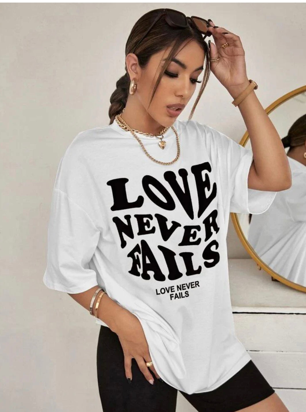 Love Never Fails T-shirt