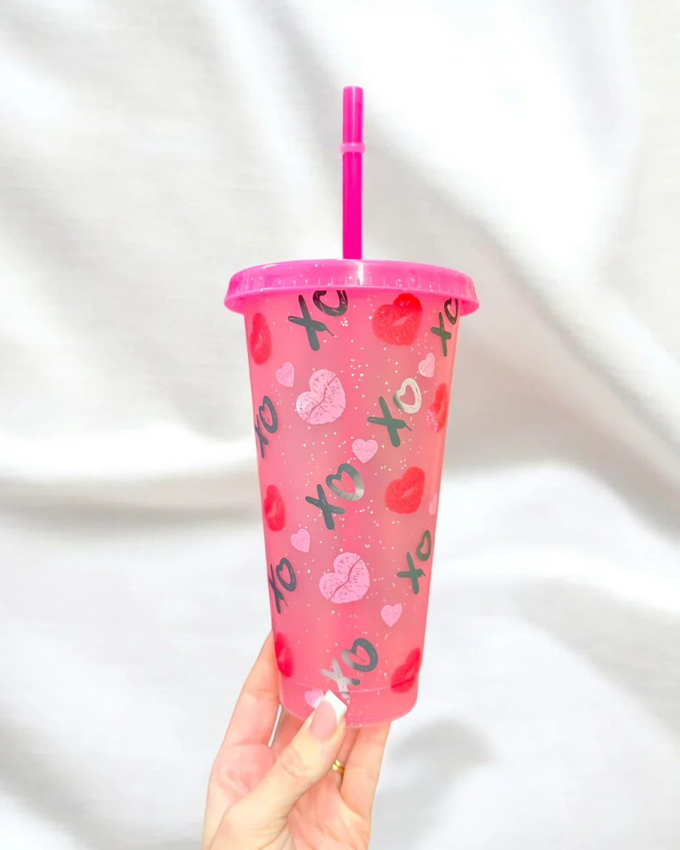 PINK GLITTER CUP