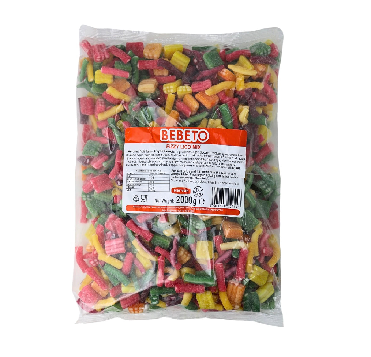 Fizzy Lico Mix 2Kg