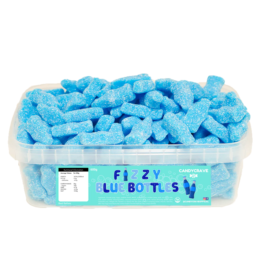 Fizzy Blue Bottles Tub