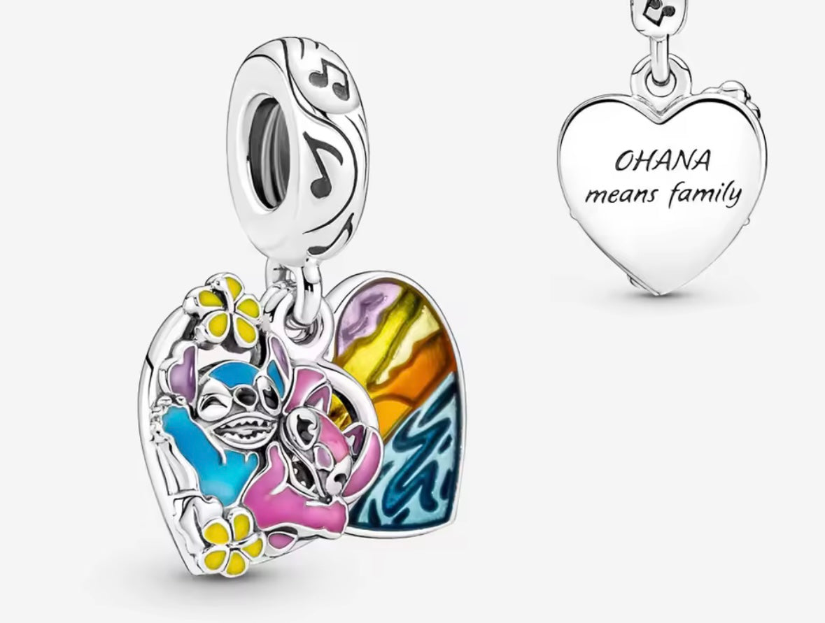 Ohana Means Family Charm