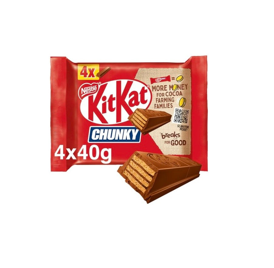 KitKat Chunky Milk Chocolate Bar Multipack