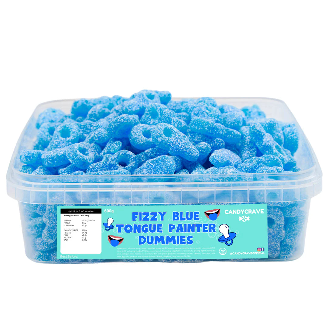 Fizzy Blue Tongue Painter Dummies Tub