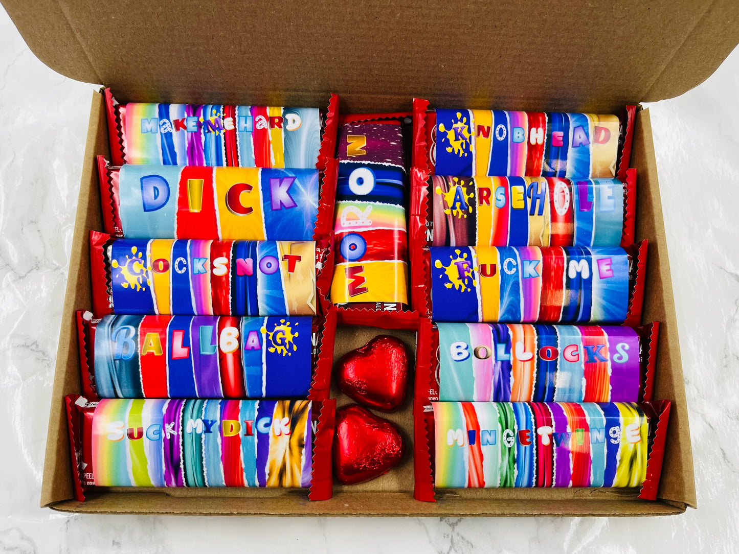 Rude Chocolate Biscuit Box