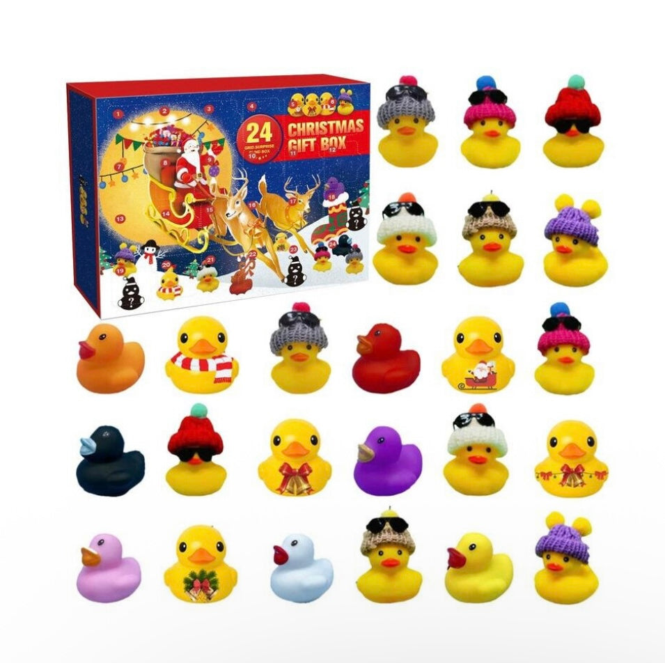 24Pcs Rubber Ducks Advent Calendar