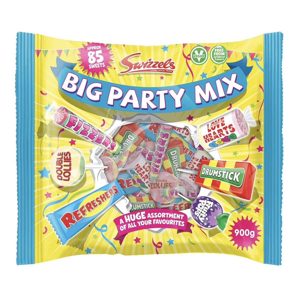 Swizzels Big Party Sweets Mix Bag 900g