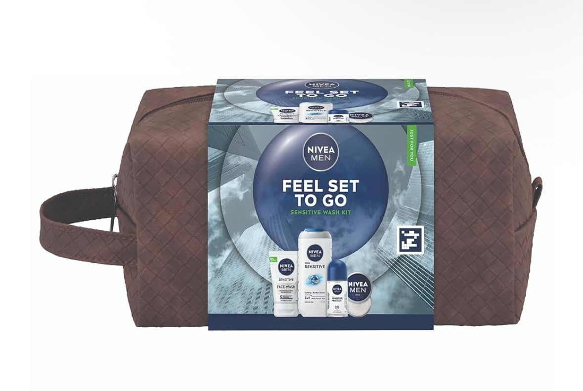 NIVEA MEN Feel Set To Go Gift Set (5 Products)