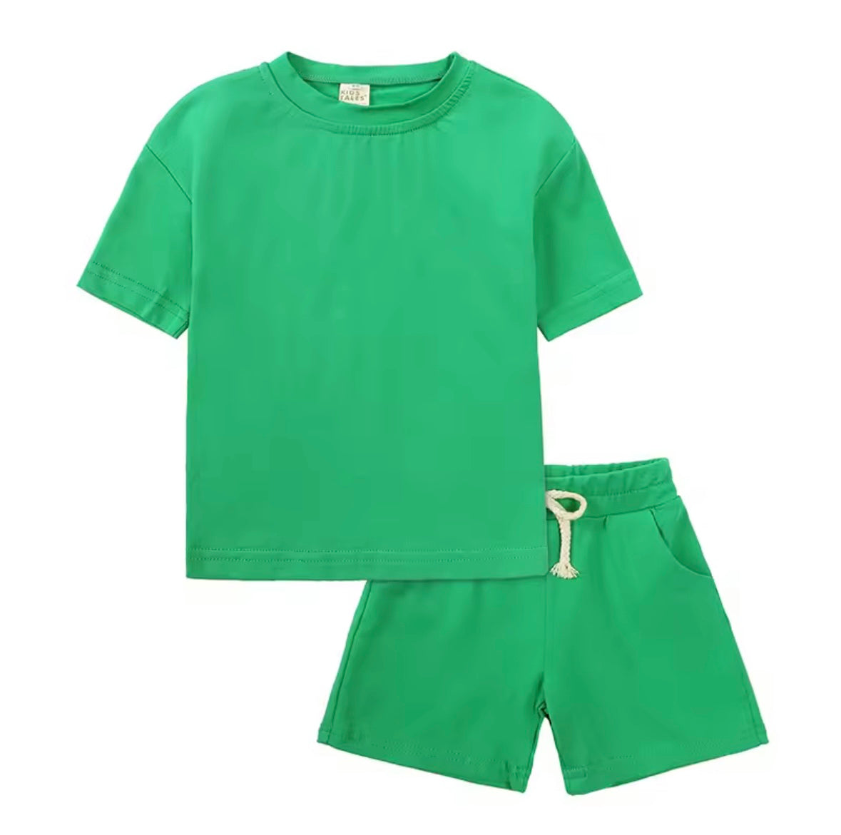Short Sleeve T-Shirt + Shorts Children Outfits