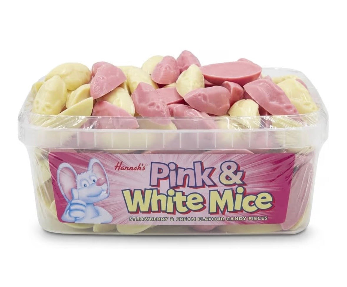 Hannah's Pink & White Mice