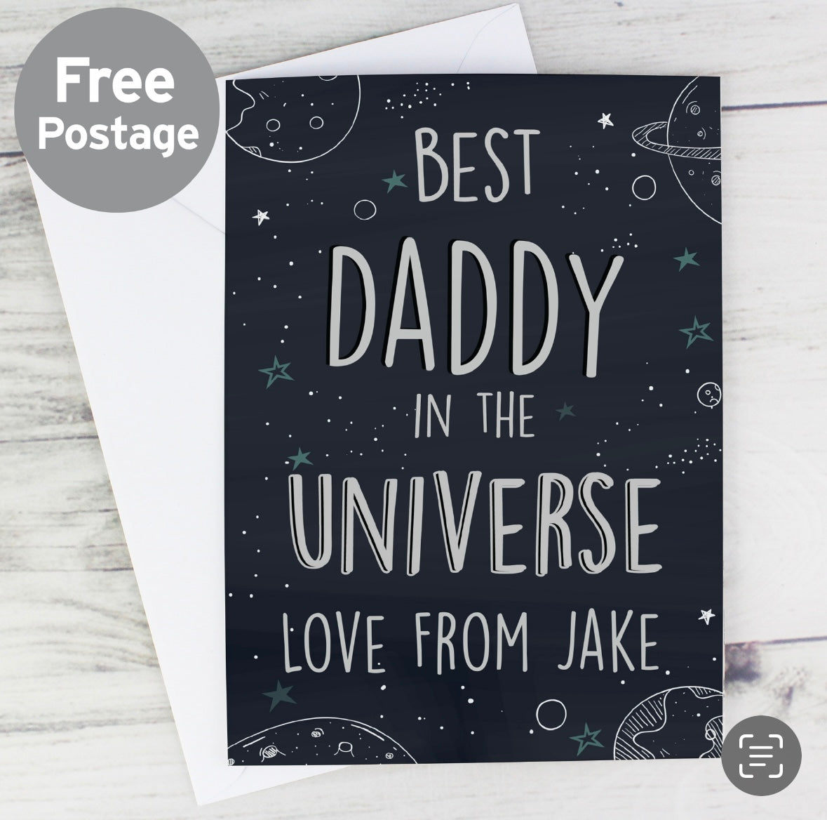 Personalised Best... In The Universe Card