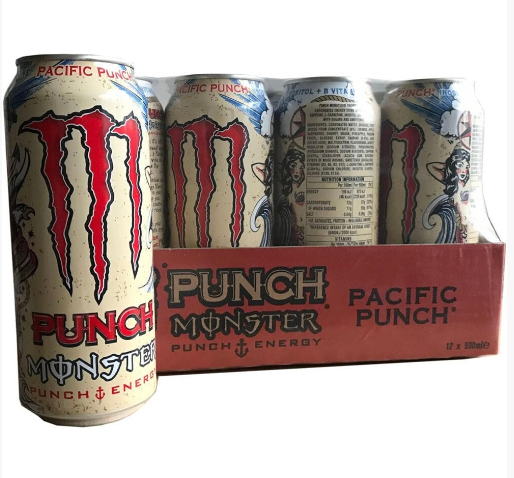 Monster Pacific Punch Energy Drink 12x500ml