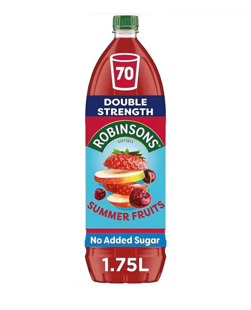 Robinsons Fruit Squash - Summer Fruits 1.75 Litre