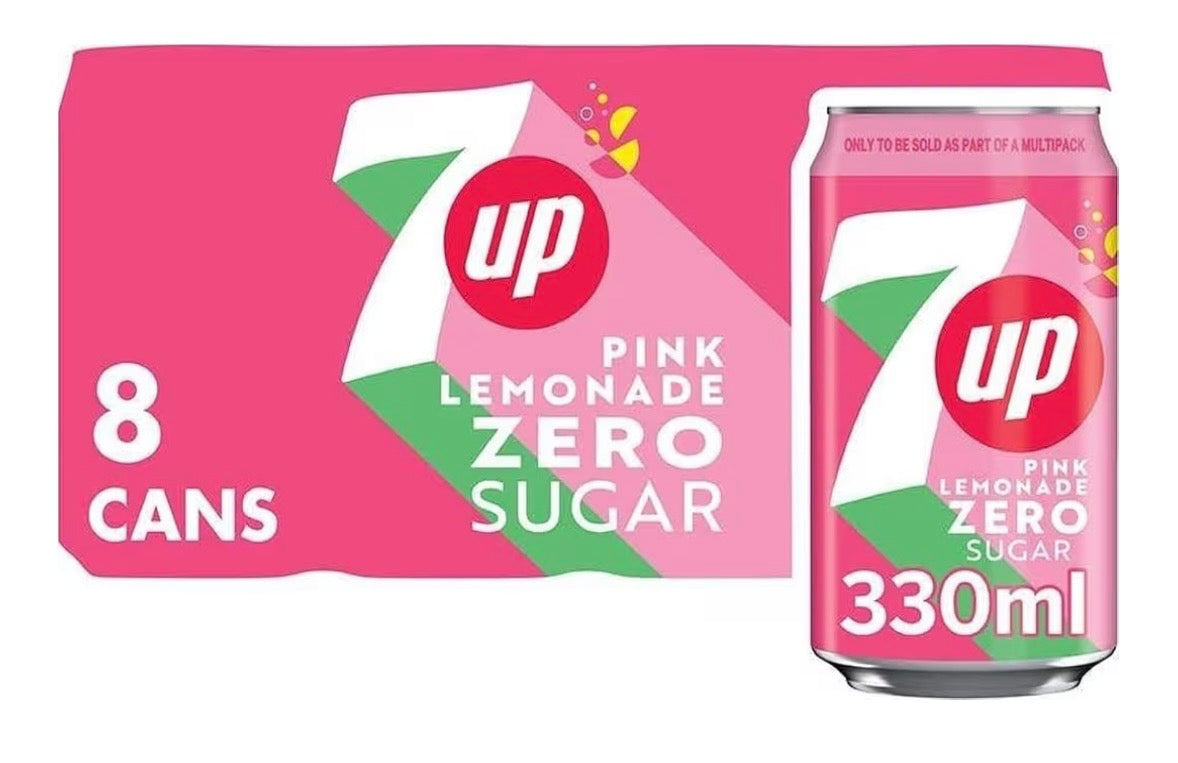 7UP Zero Pink Lemonade