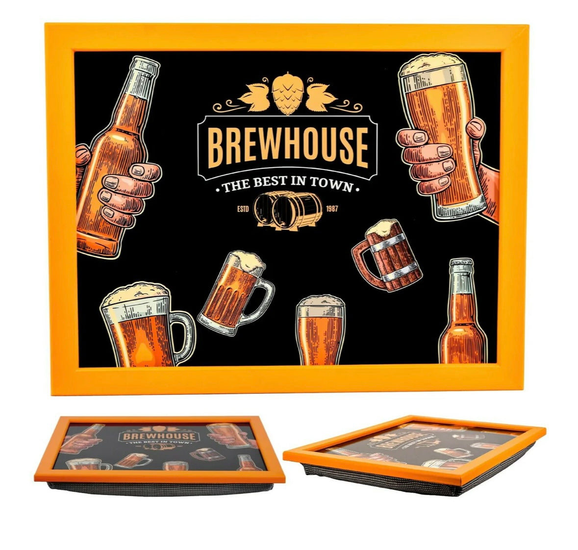 Lap Tray With Bean Bag Cushion (Brewhouse)