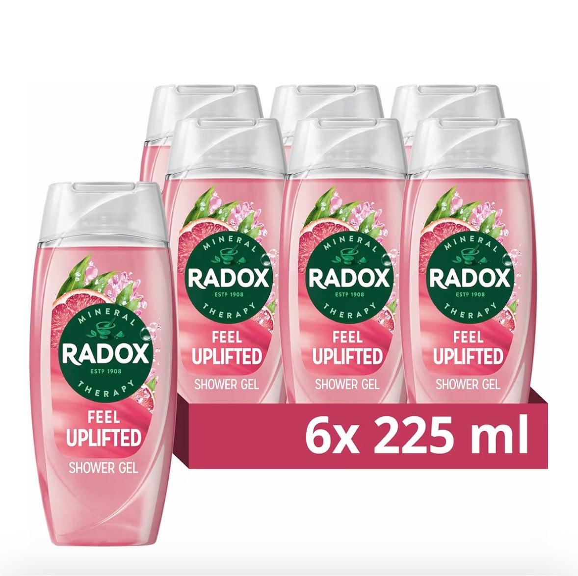 Body Wash Shower Gel - Feel Uplifted, Pack of 6