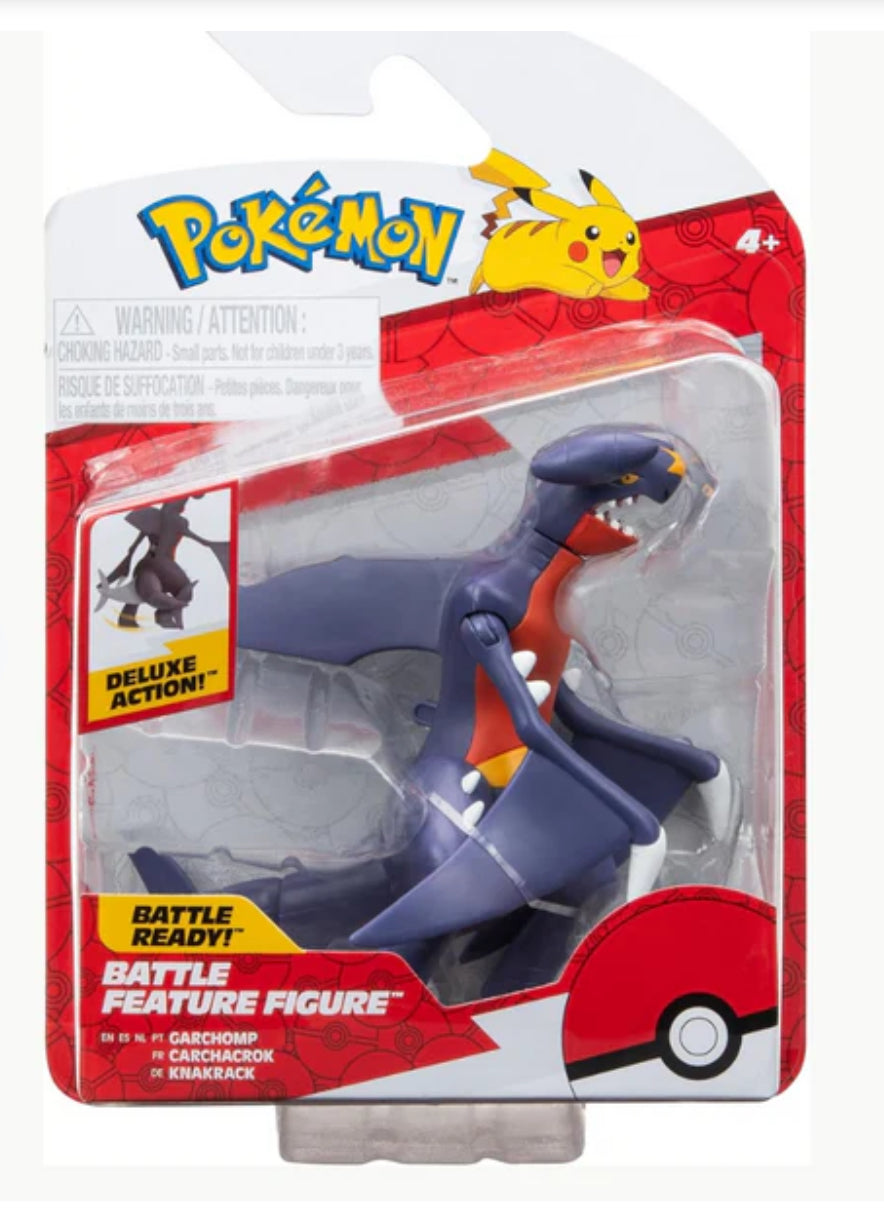 Garchomp Battle Feature Figure 4.5" Garchomp Battle Ready Figure