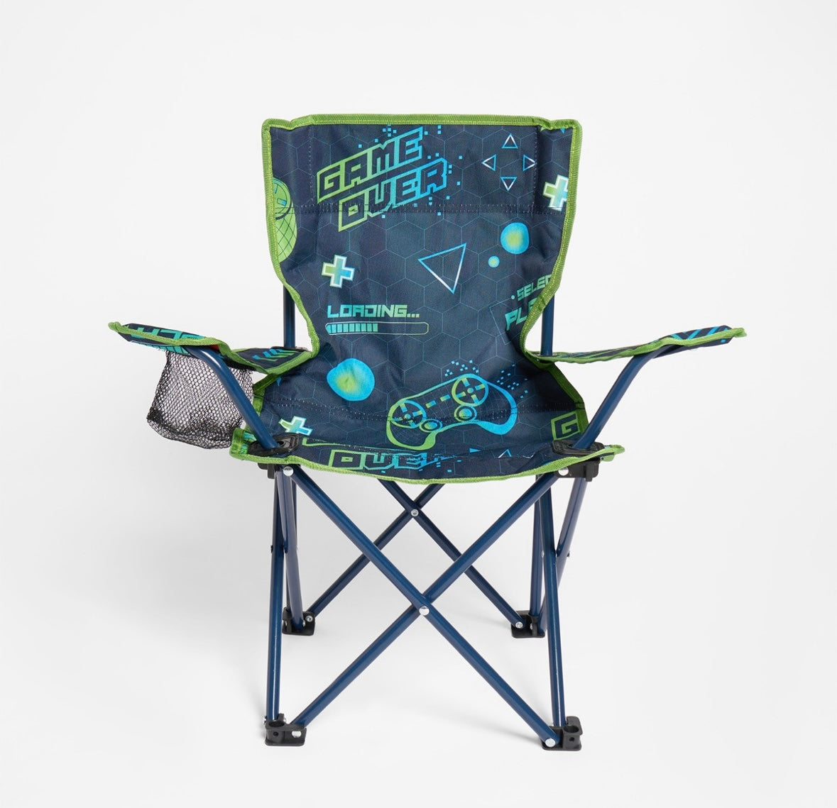 Kids Foldable Gaming Print Camping Chair