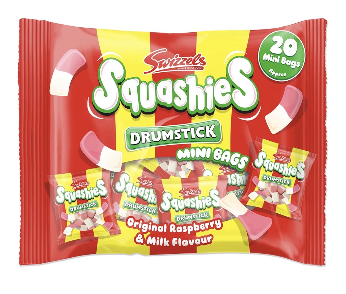 Drumstick Squashies Sweets, Mini Bag Multipack