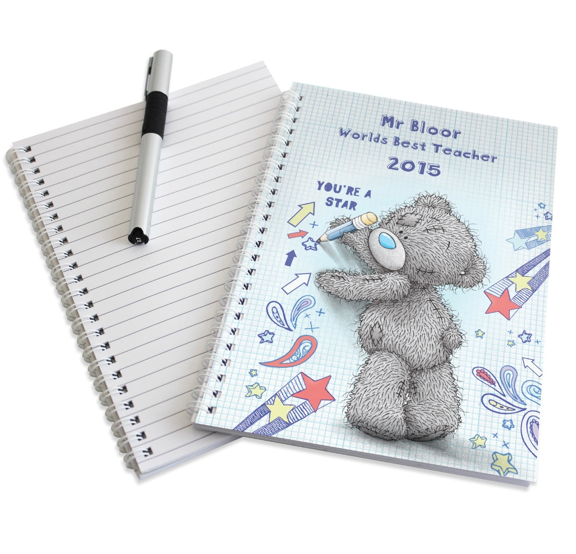 Personalised Me to You Teacher A5 Notebook