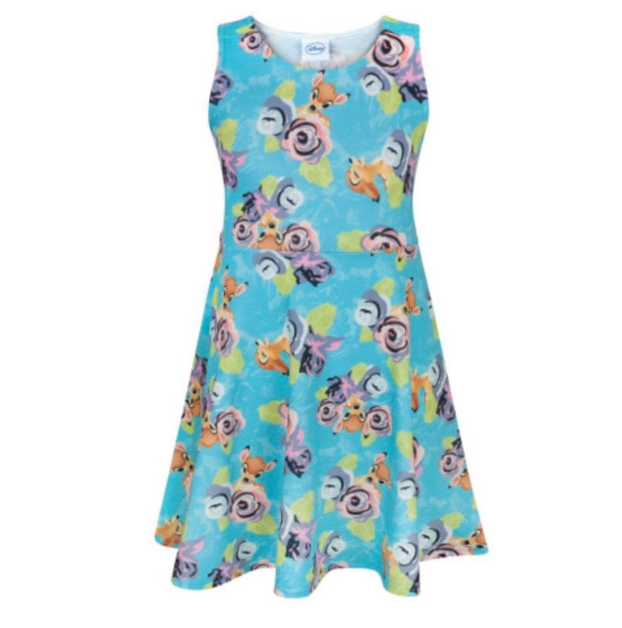 Sleeveless Skater Dress (Girls Blue)