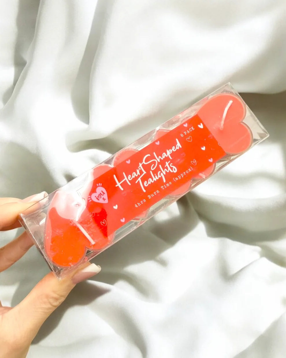 HEART SHAPED TEALIGHTS