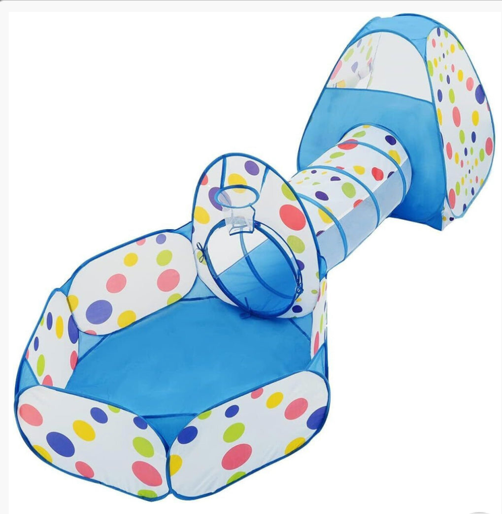 3IN1 CHILD KIDS BABY PLAY TENT TUNNEL OCEAN BALL PIT PLAYHOUSE POP UP