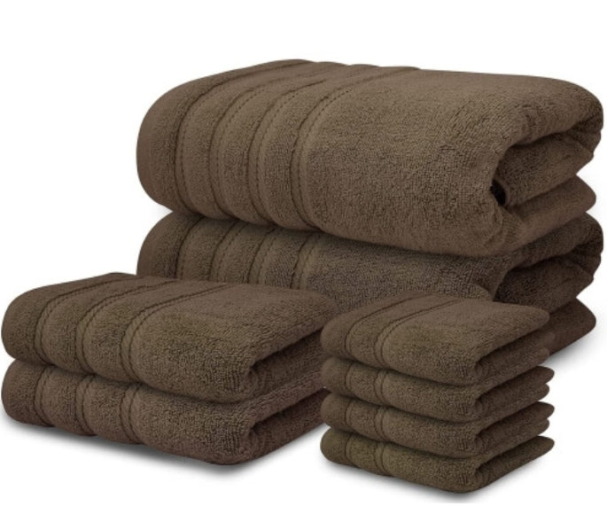 8 Piece Towel Bale Set 100% Egyptian Cotton