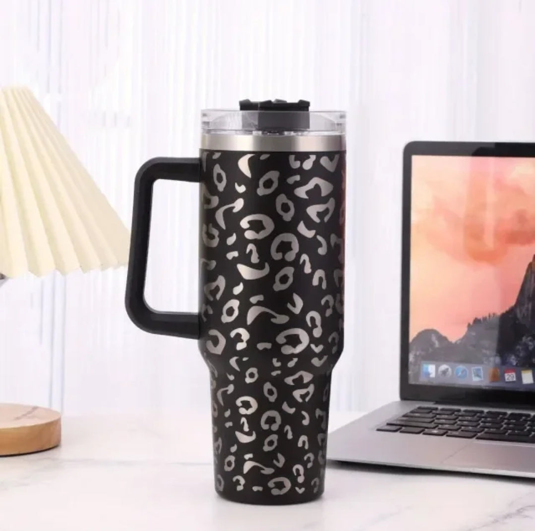 40oz pattern stainless steel bottle