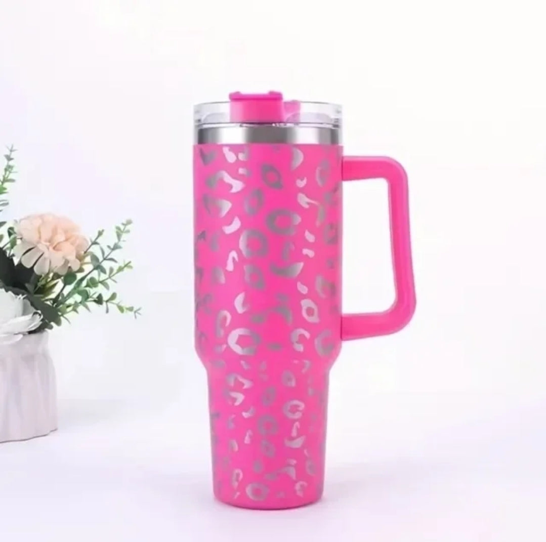 40oz pattern stainless steel bottle