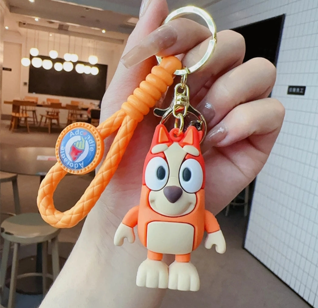 Blue Dog Keyring
