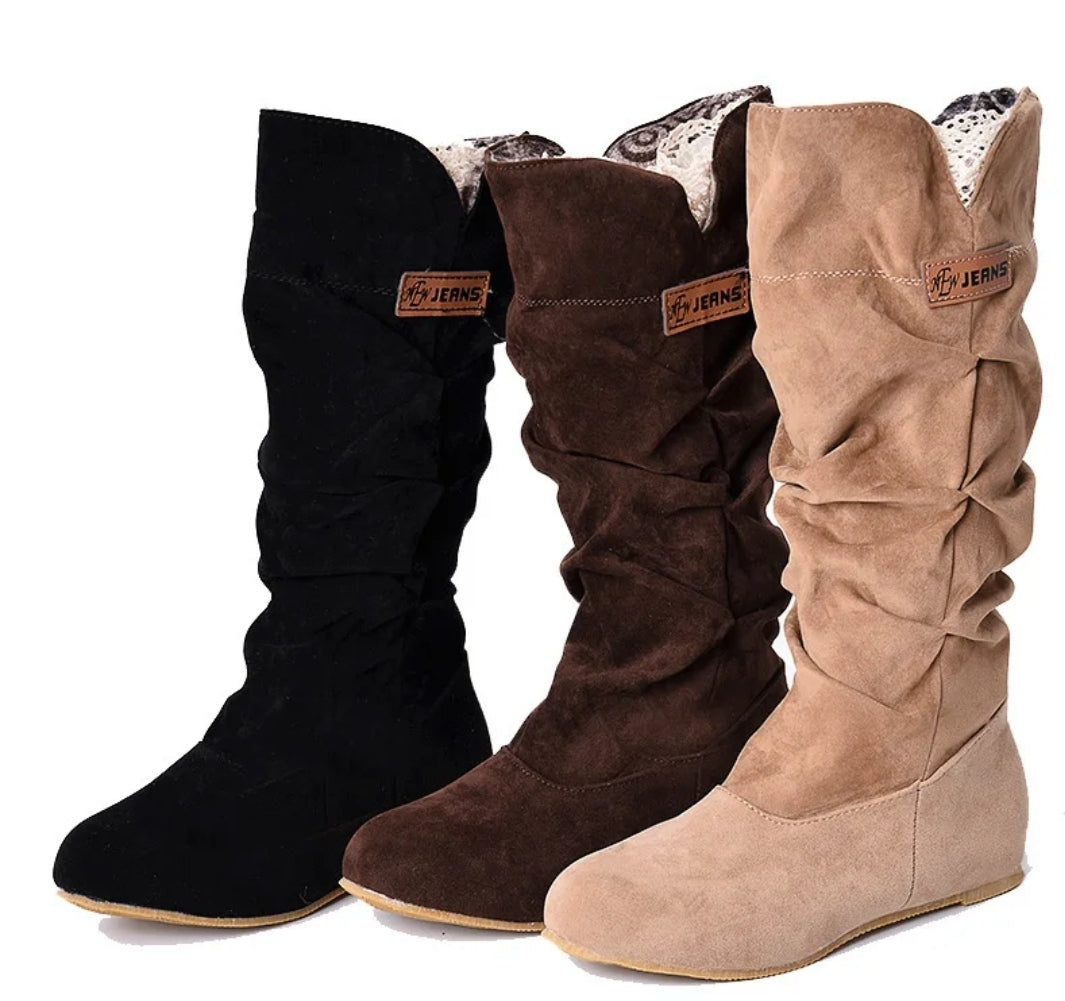 Mid-Calf Tube Boots