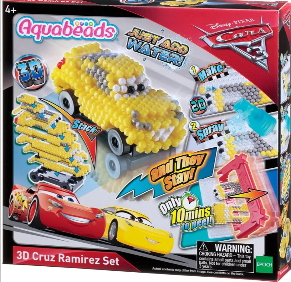 Aquabeads Cars 3D Cruz Ramirez Set