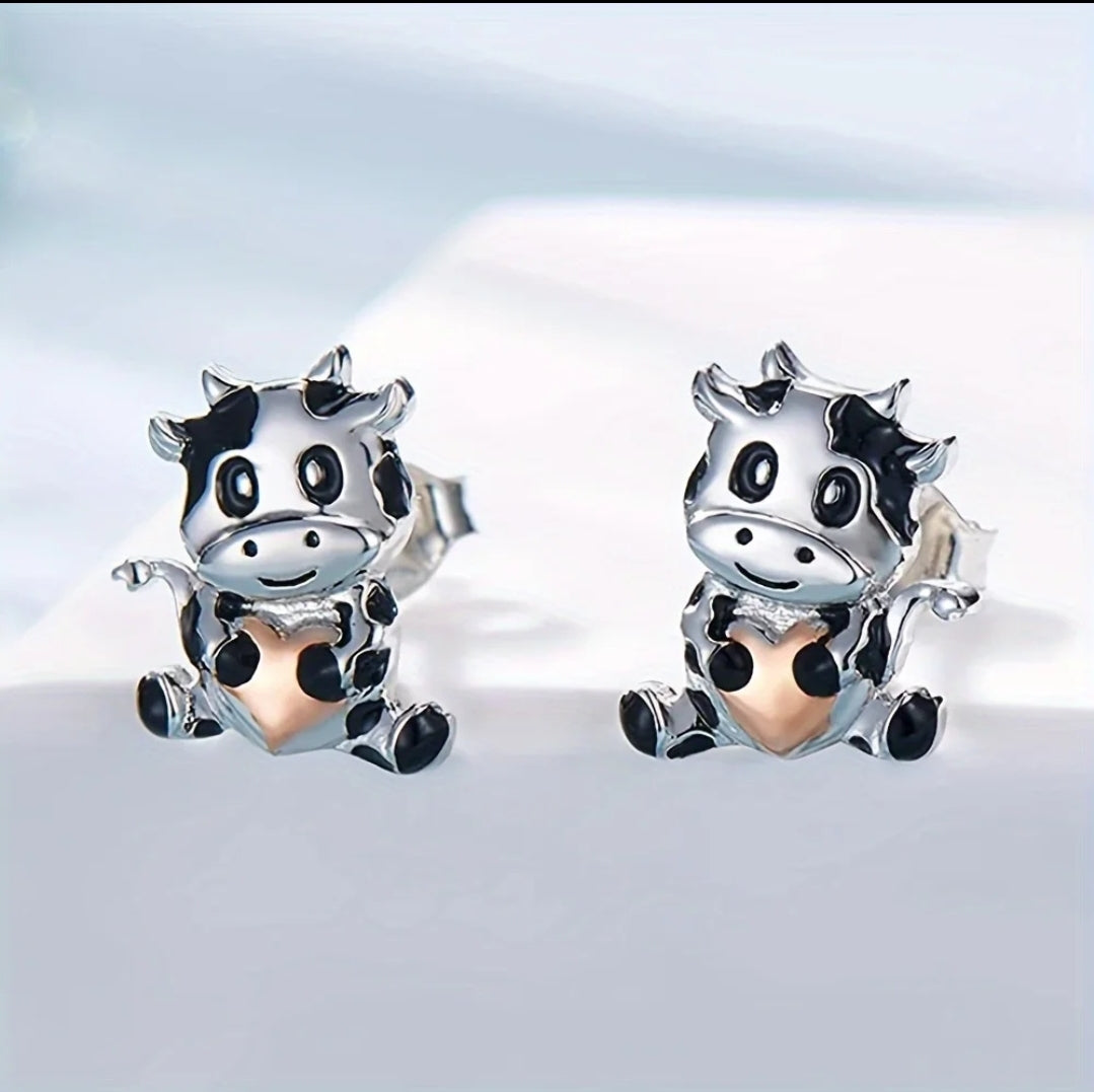 Cow Earrings