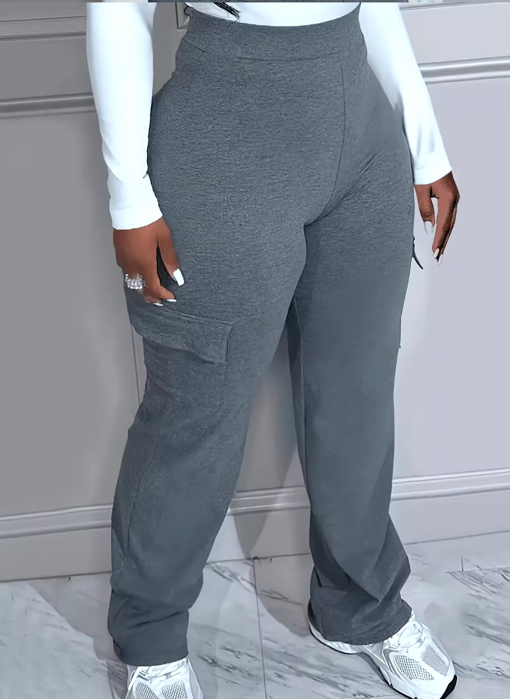Ladies plus size trousers