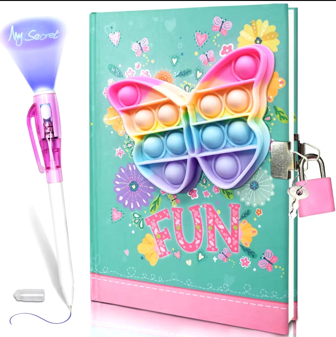 Girls Butterfly Diary