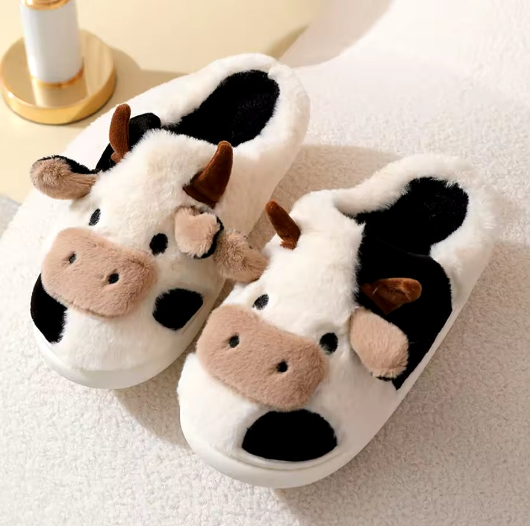 Cow Slippers