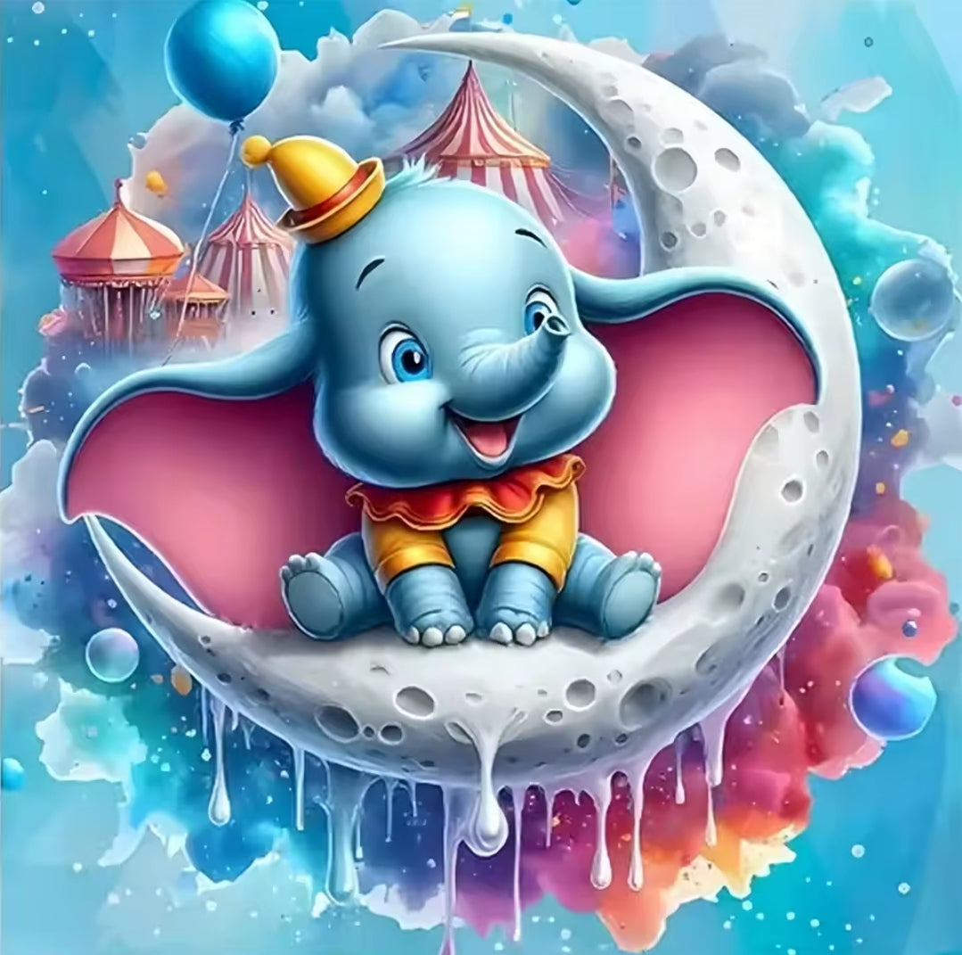 Baby Elephant Diamond Art