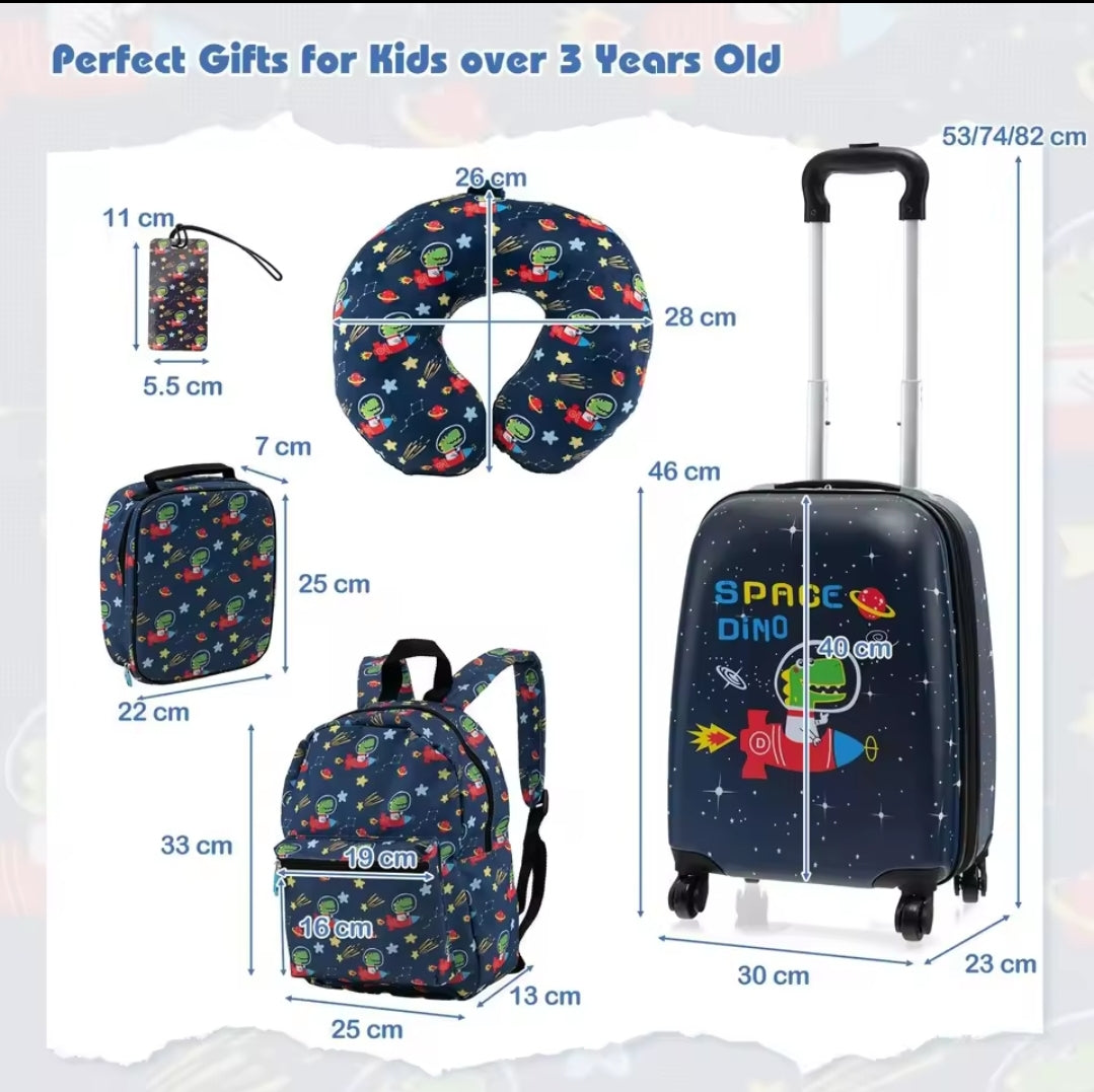 5pc Kids Luggage Set