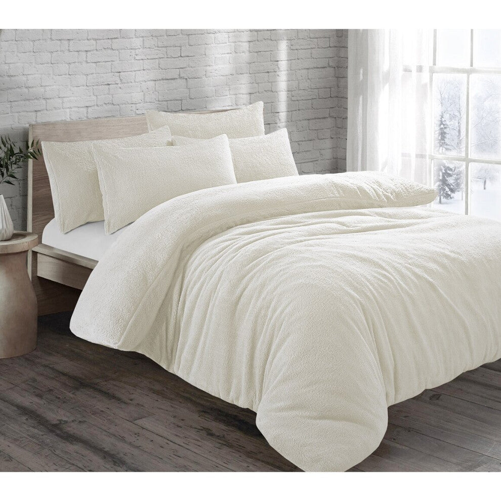 Cream Teddy Bedding Set