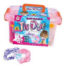 Make Your Own Tie Dye Hair Accessories In Carry Case