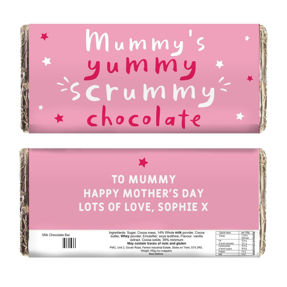 Yummy Scrummy Mummy Milk Chocolate Bar