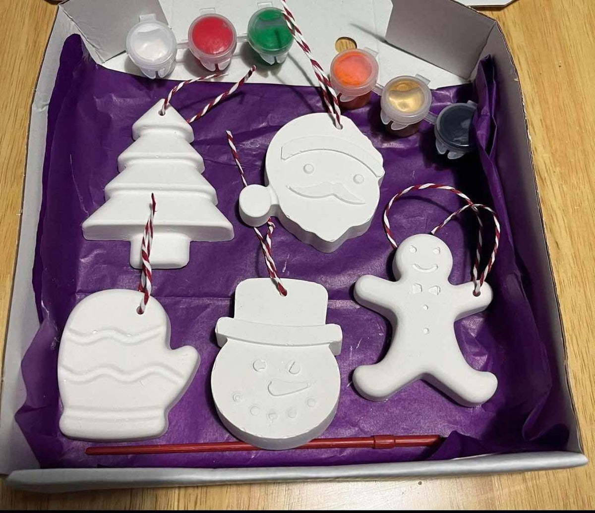 5 x Xmas Assorted PYO baubles