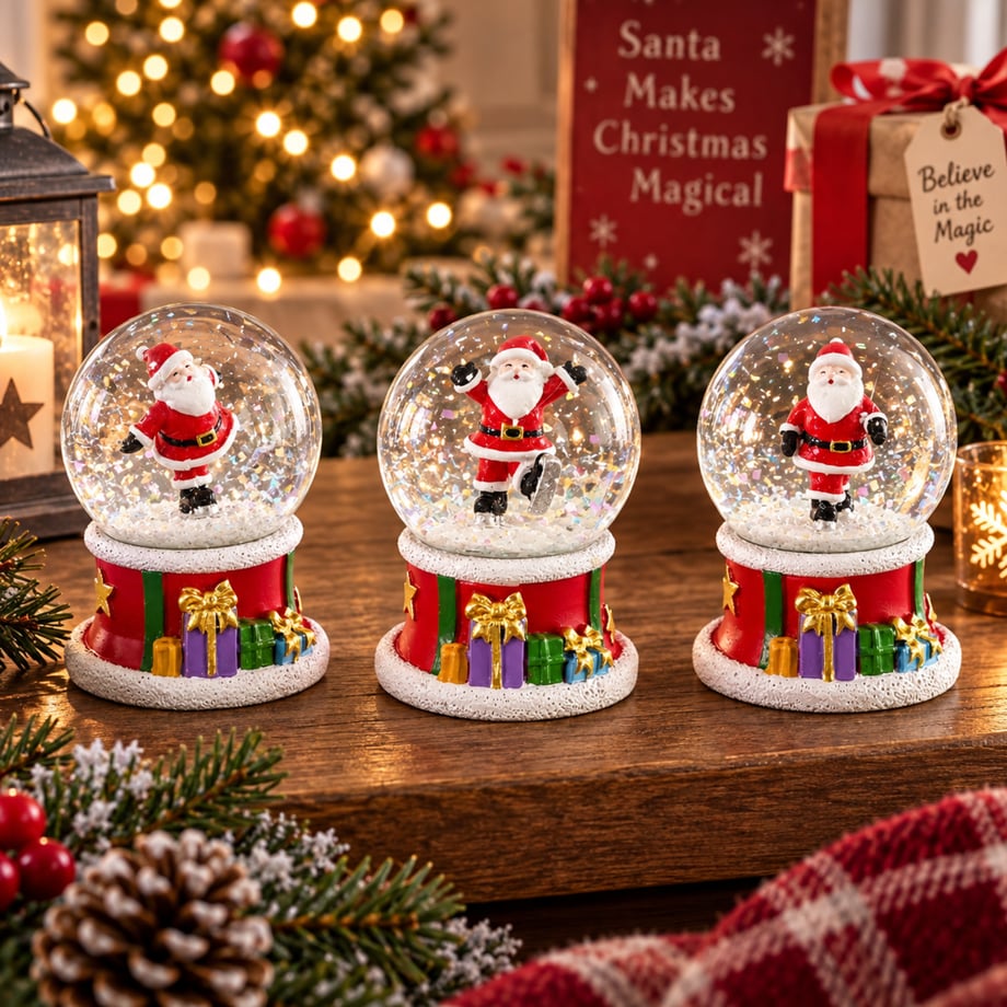 Santa Waterball Assorted 45mm