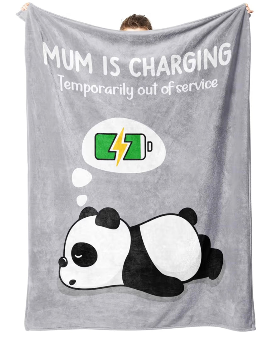 Mum is charging blanket